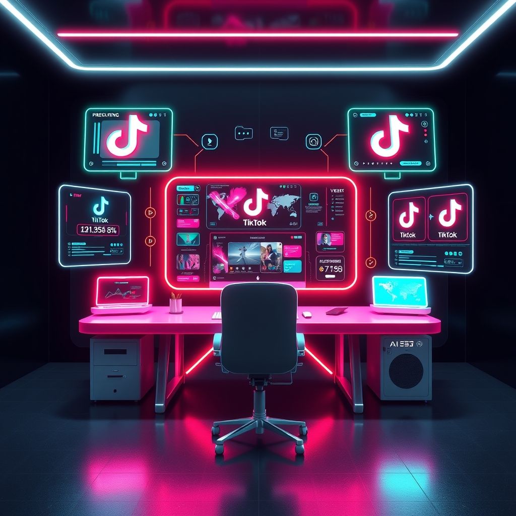 Illustration about best ai tool for making TikTok videos