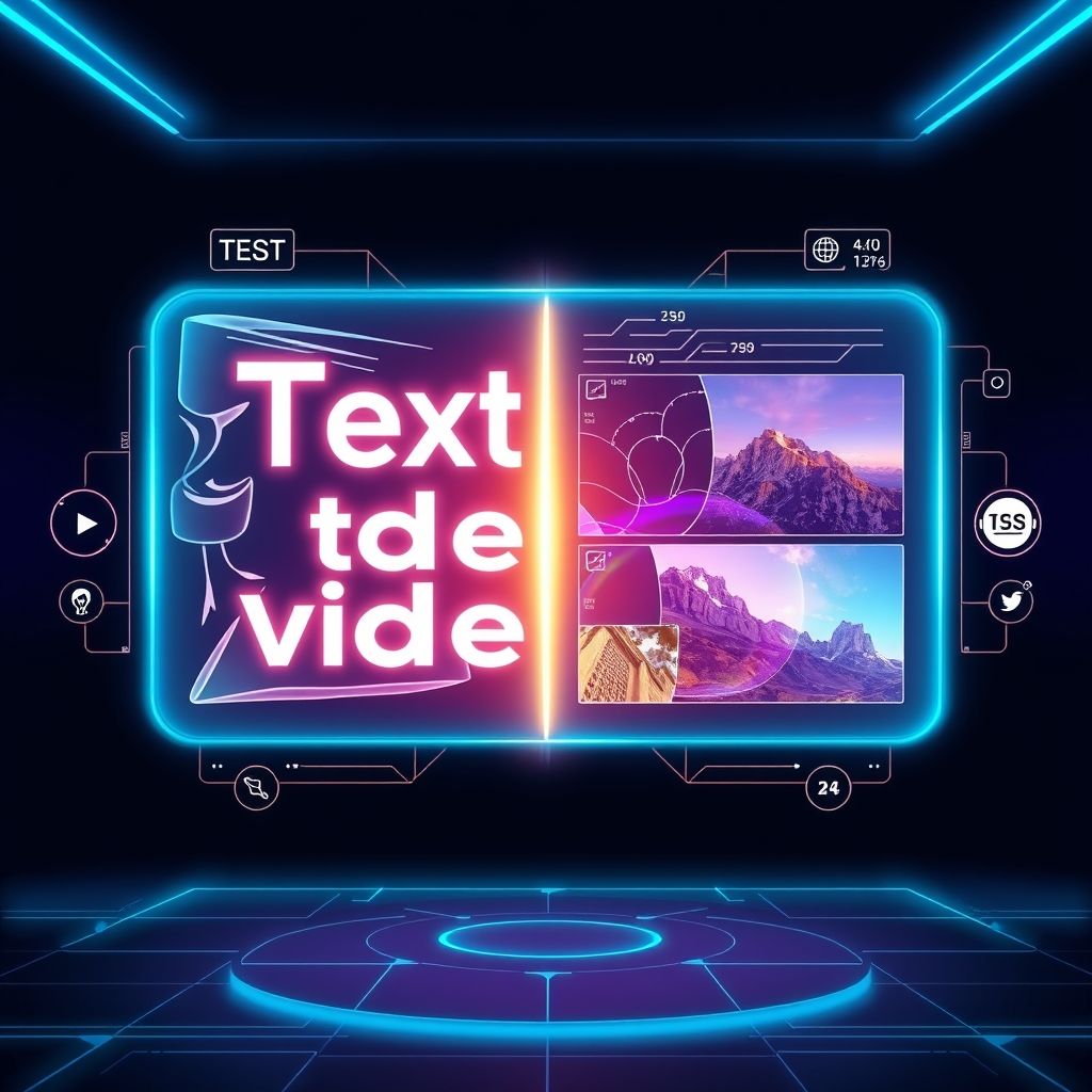 Illustration about best text to video ai generator