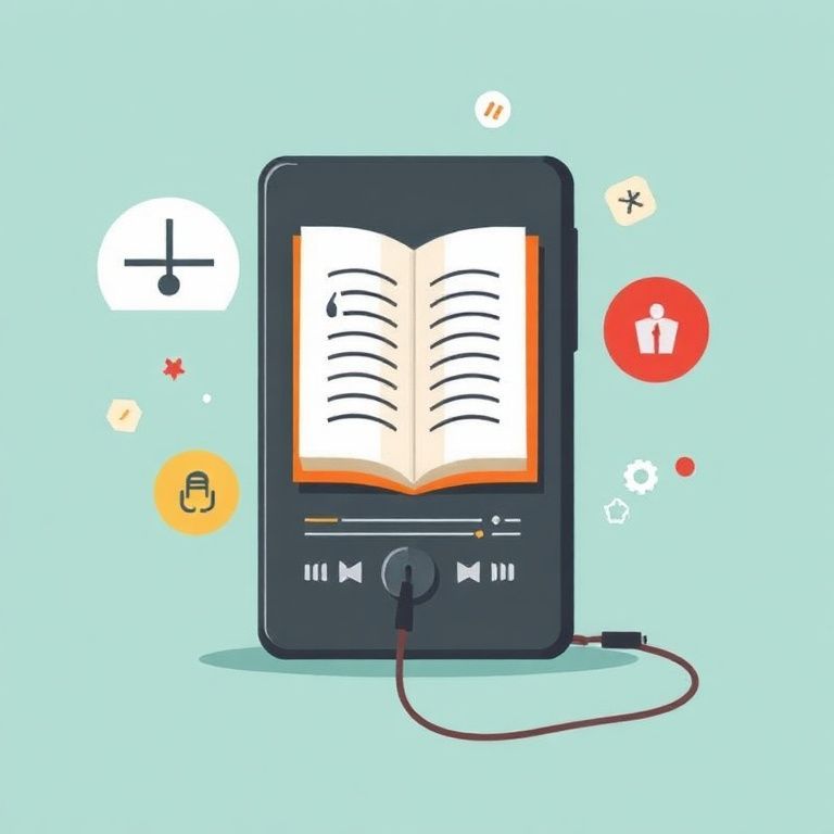 Illustration about can i follow audiobook progress using chapter markers on audible