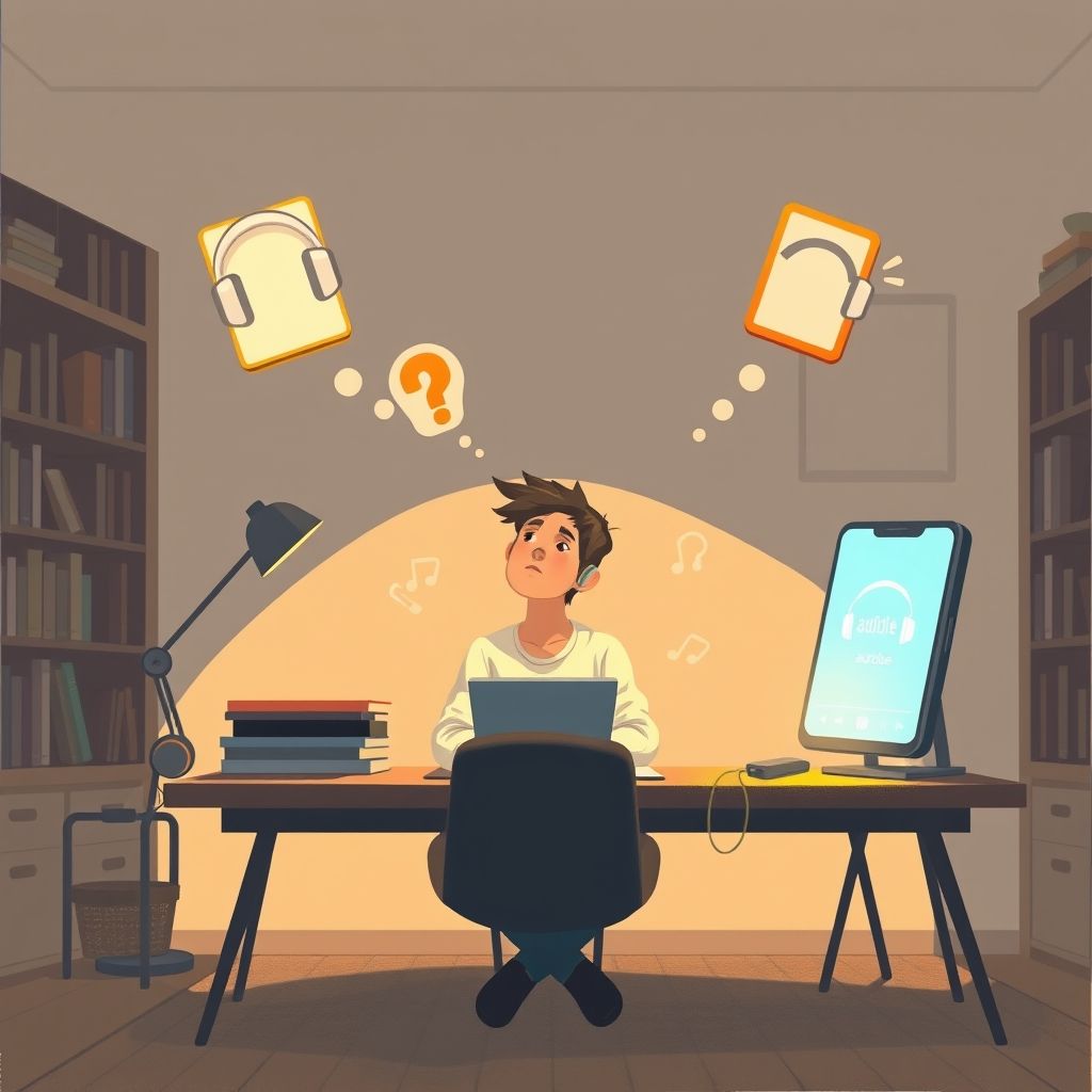 Illustration about can i return an audiobook on audible if i dont like it