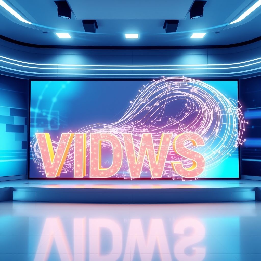 Illustration about Can news videos be created from text