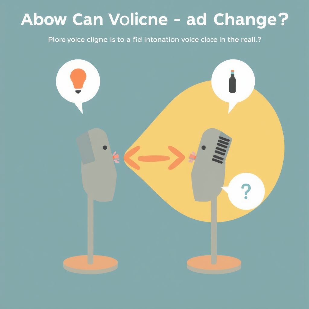 Illustration about Can voice clone change intonation