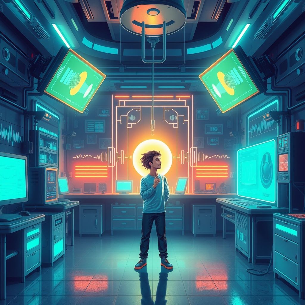 Illustration about clone your voice locally