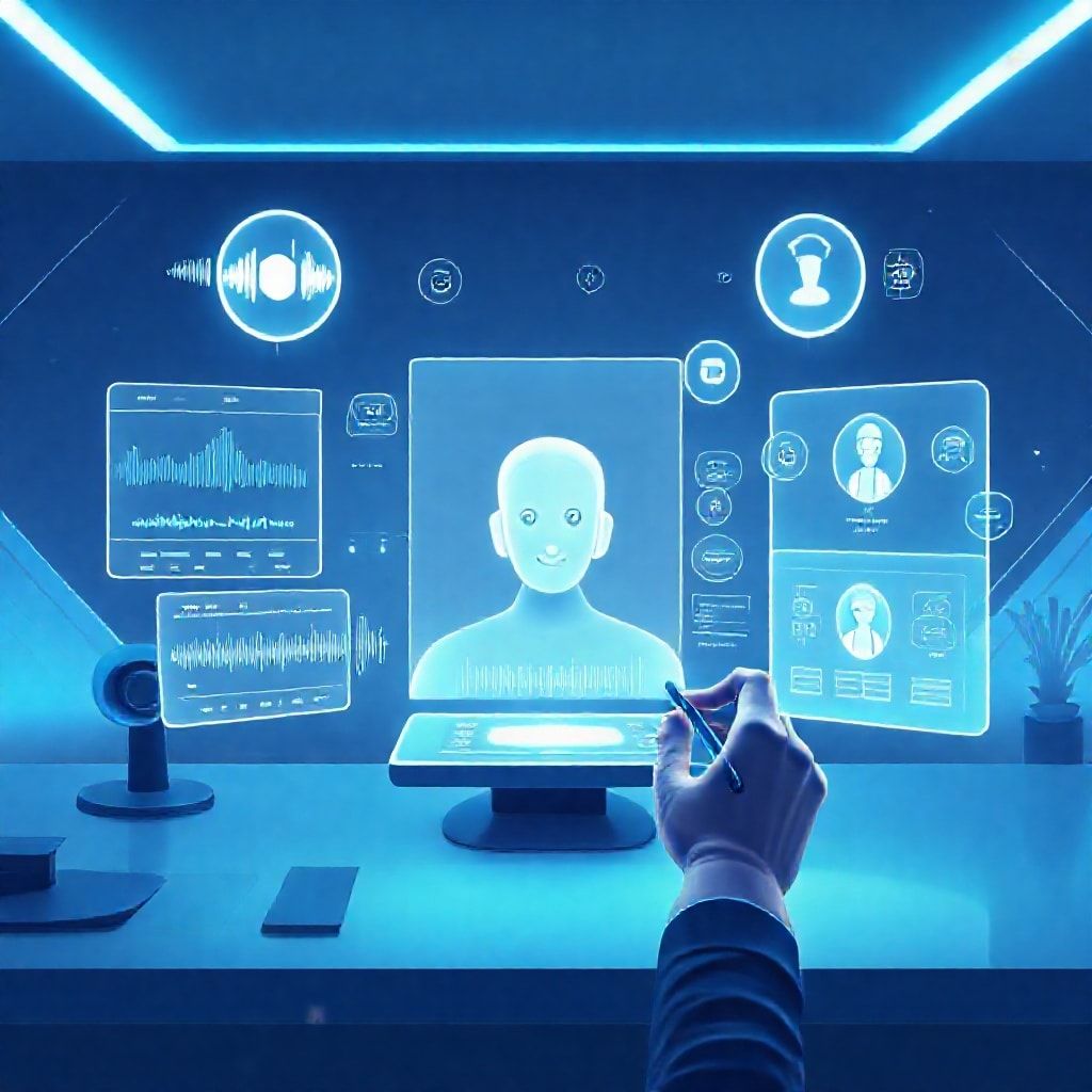 Illustration about digital voice avatar creation software