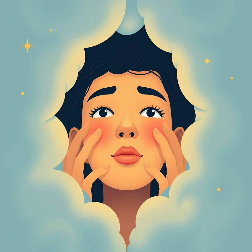 Illustration about dream face reveal video