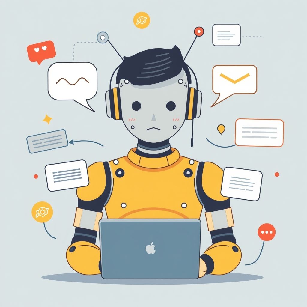 Illustration about faceless ai content automation with proclip ai