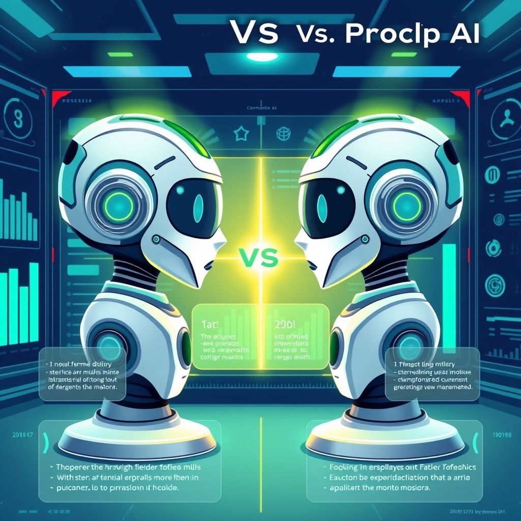 Illustration about HeyGen (formerly Movio) vs ProClip AI