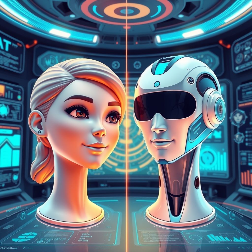 Illustration about heygen vs proclip ai ai avatars