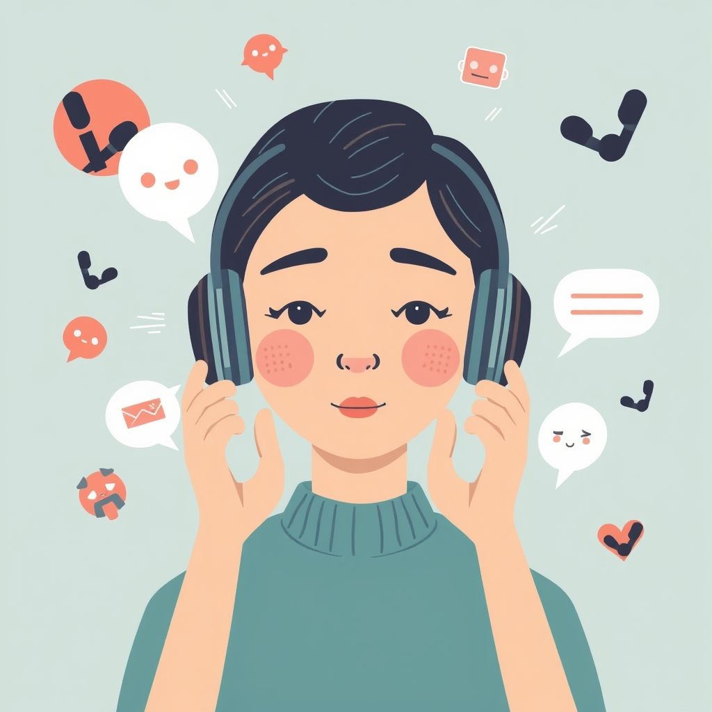 Illustration about How realistic are AI voices for faceless content