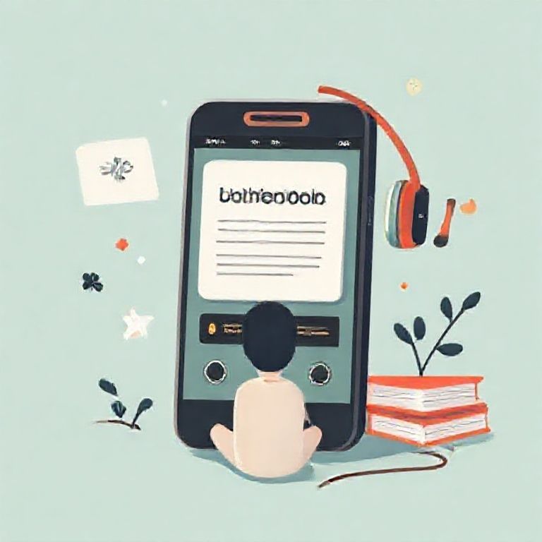 Illustration about how to download and listen offline with audible premium plus