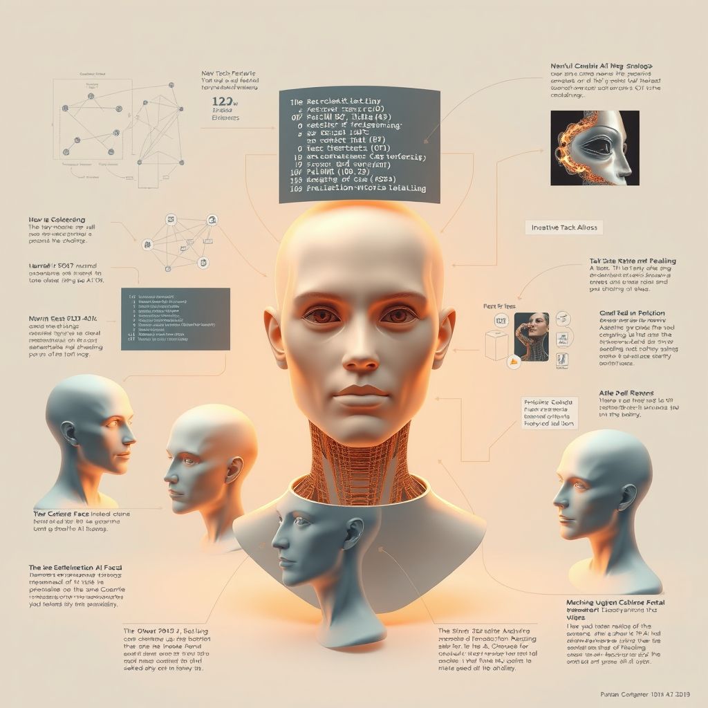 Illustration about How to improve AI clone realism