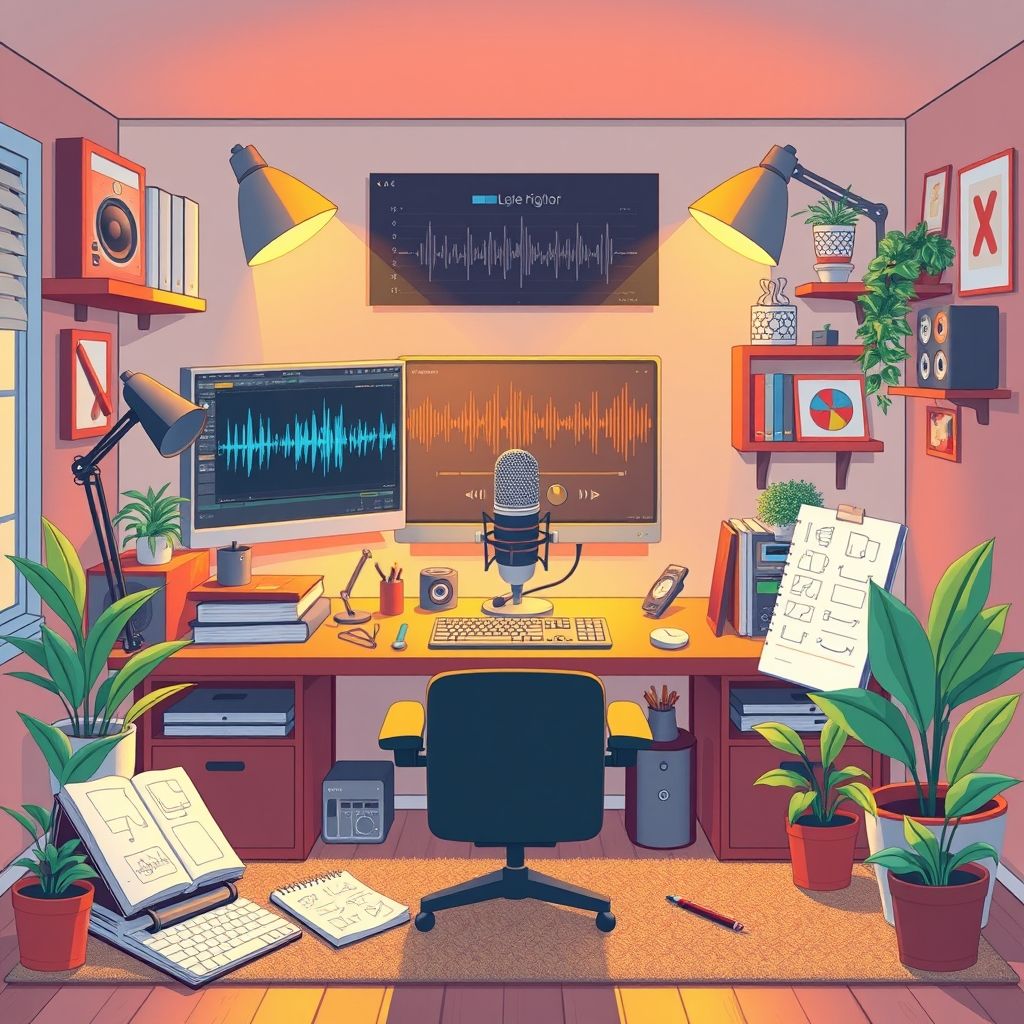 Illustration about How to make a voice clone at home