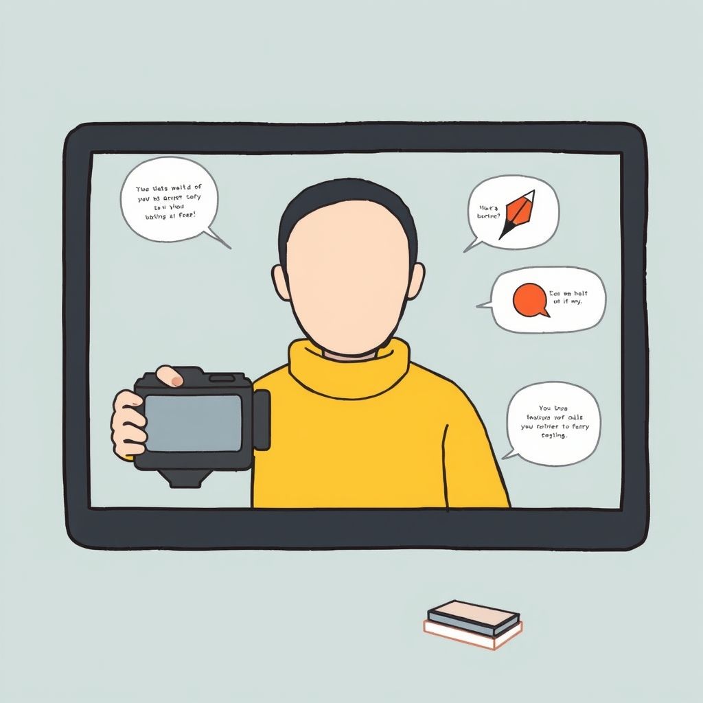 Illustration about how to make faceless videos