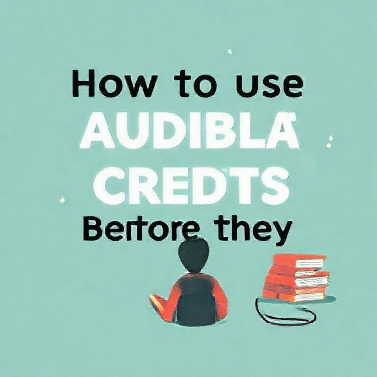 Illustration about how to use audible credits before they expire on premium plus