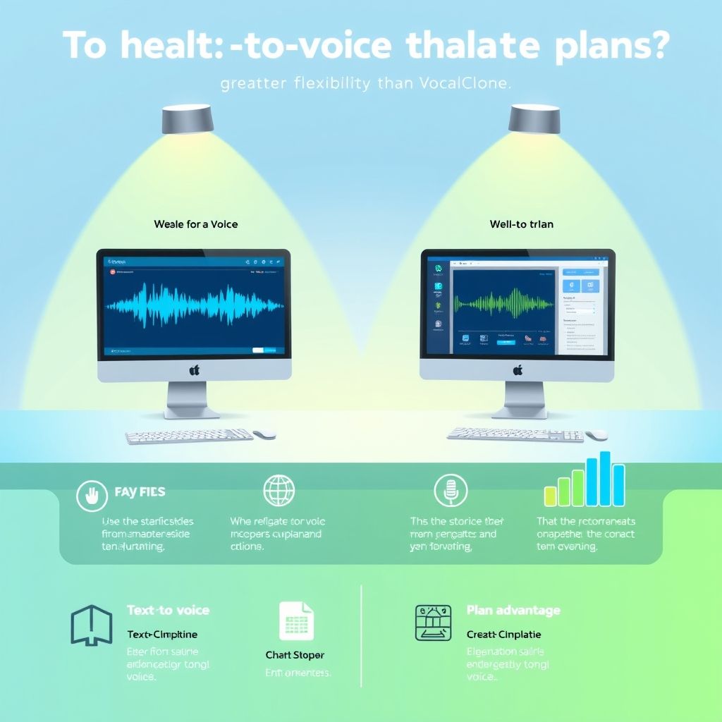 Illustration about Is TextToVoice.online free plan more flexible than VocalClone AI