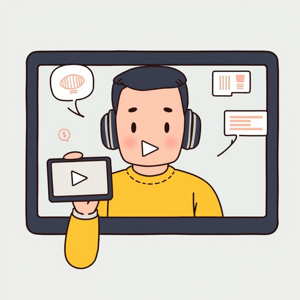 Illustration about make youtube faceless videos using proclip ai