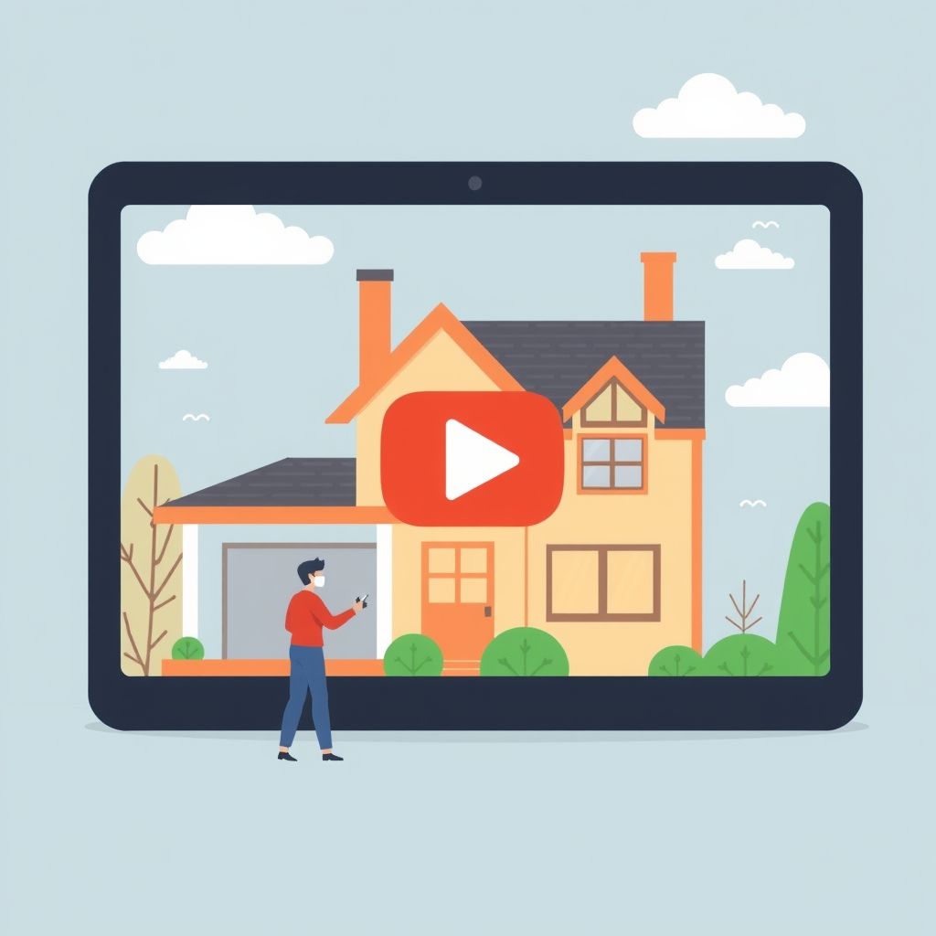 Illustration about proclip ai for real estate video marketing