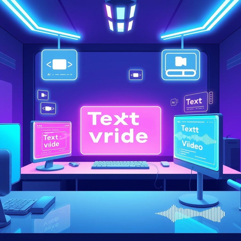 Illustration about proclip ai text to video generator