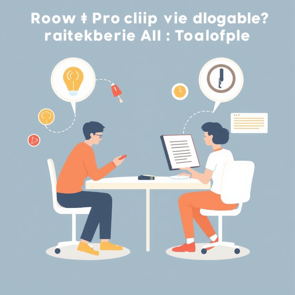 Illustration about proclip ai vs other ai tools for bloggers