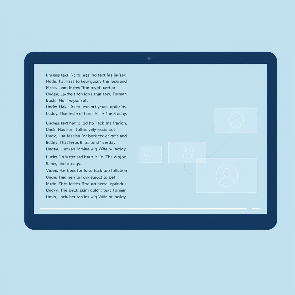 Illustration about text to faceless video using proclip ai