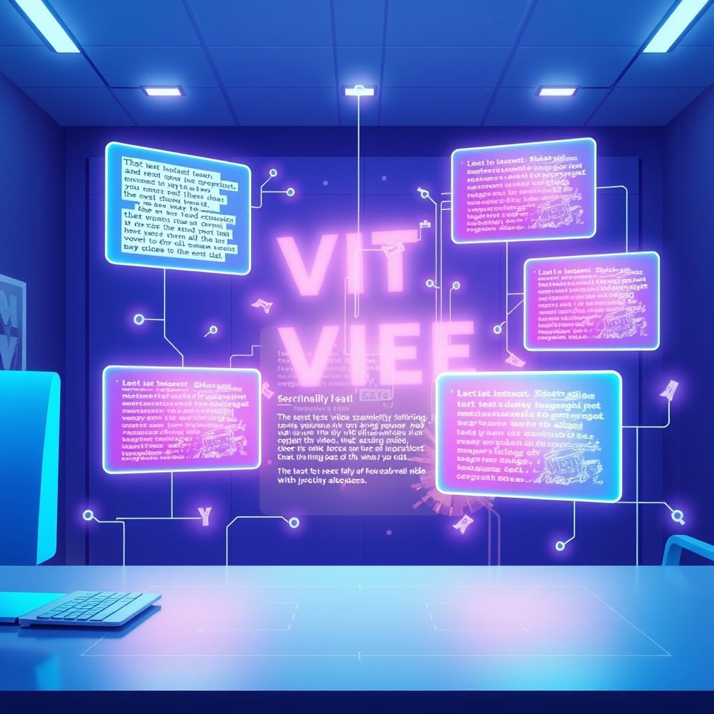 Illustration about turn text into video using proclip ai