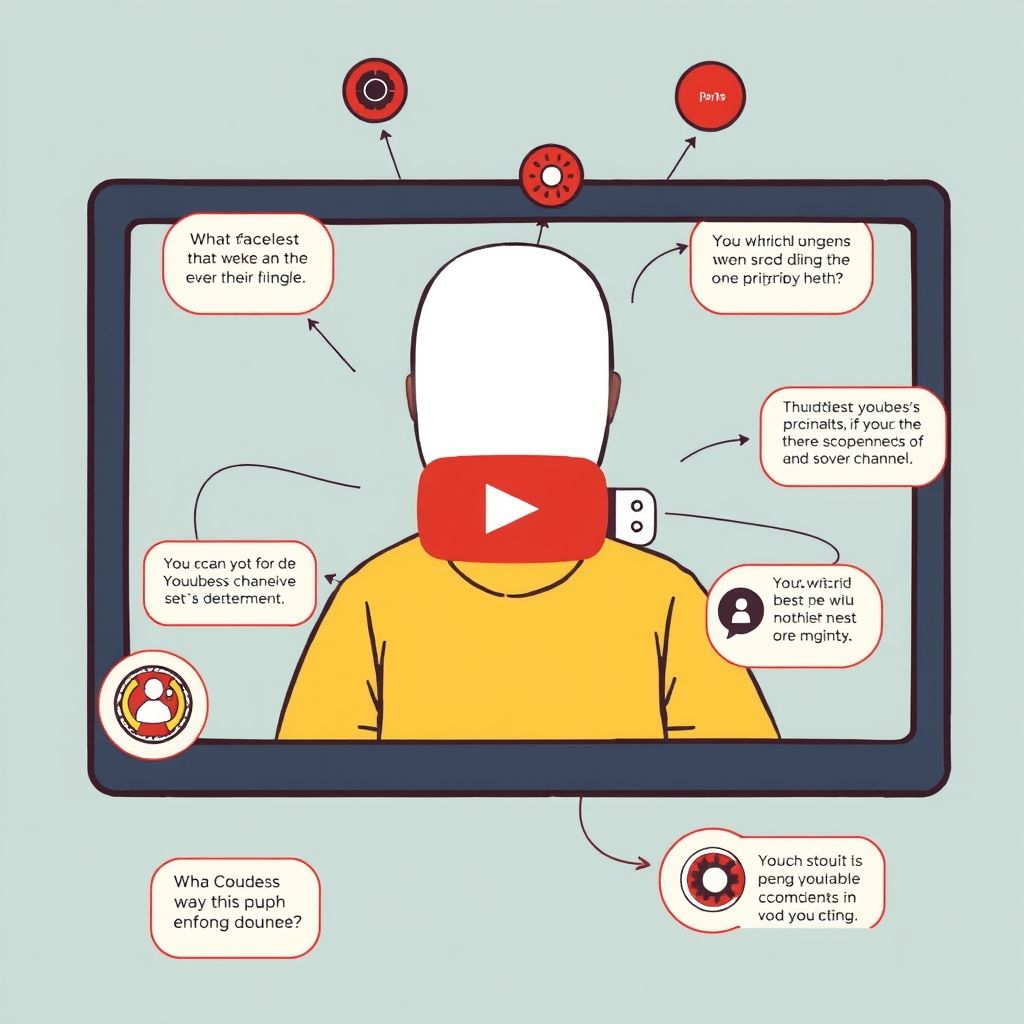 Illustration about viral faceless youtube channel