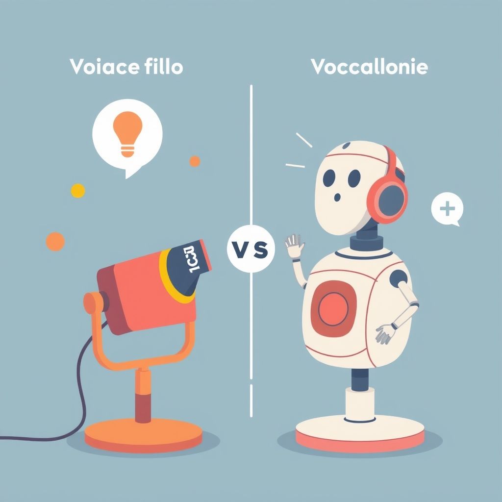 Illustration about Voiceful.io vs VocalClone AI customization