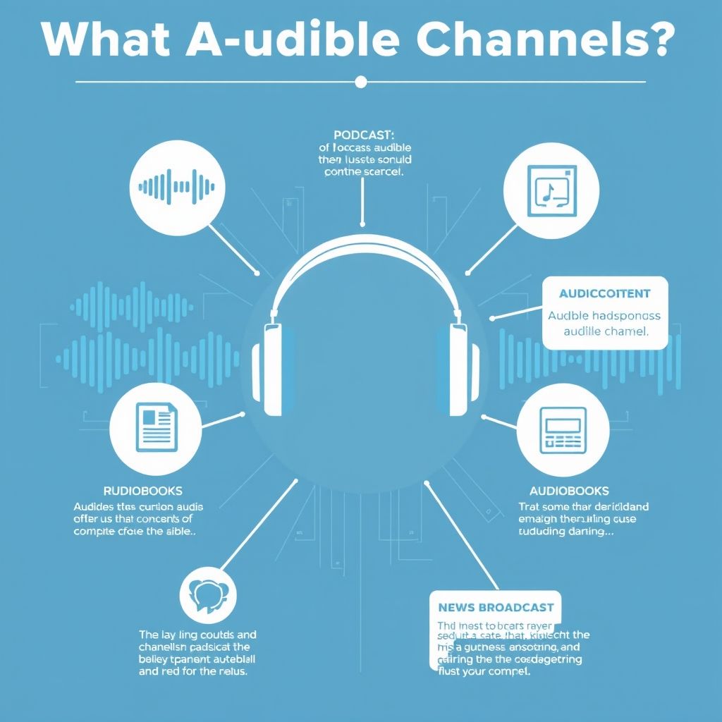 Illustration about what are audible channels and what content do they offer