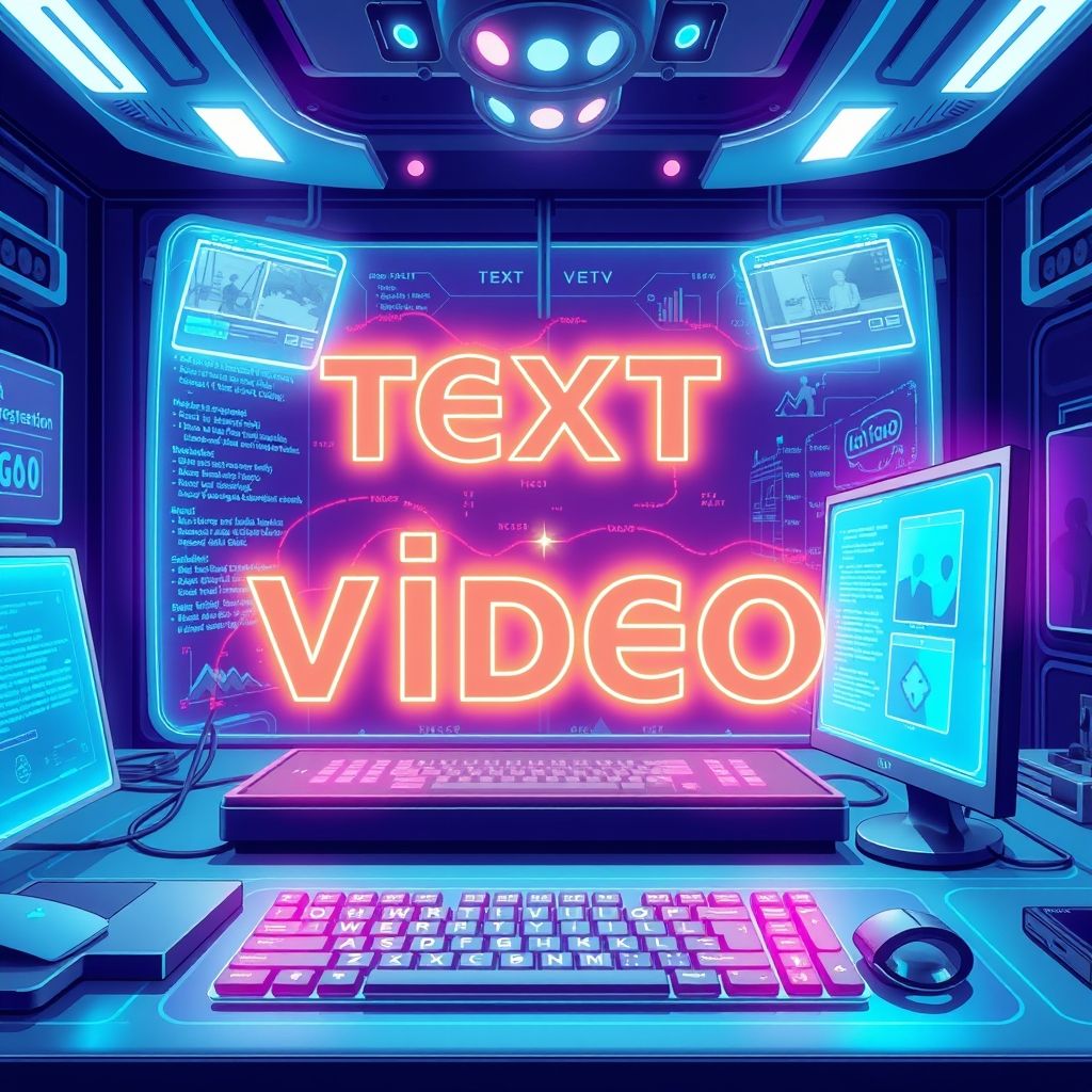 Illustration about What are text to video AI generators