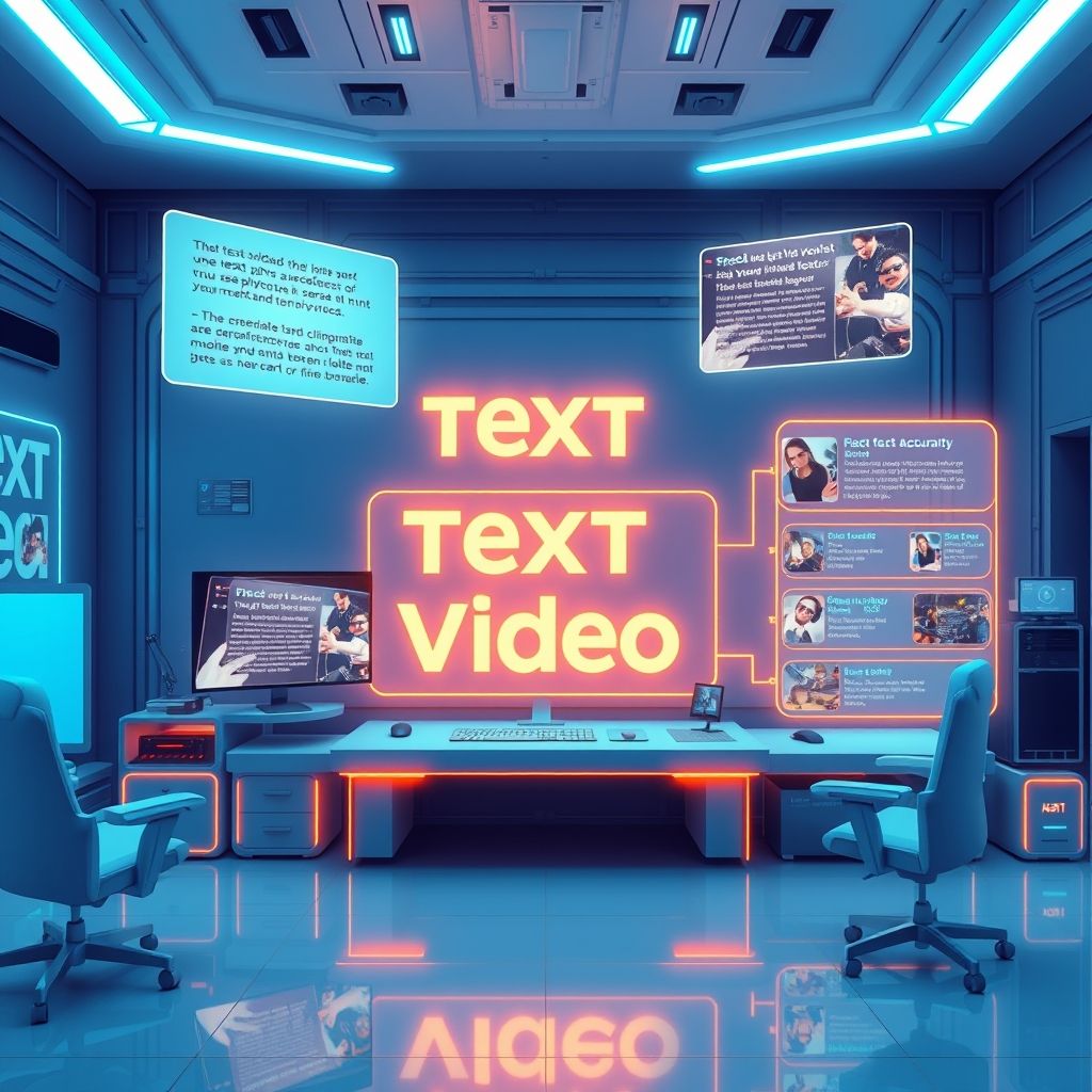 Illustration about what is the best text to video ai generator