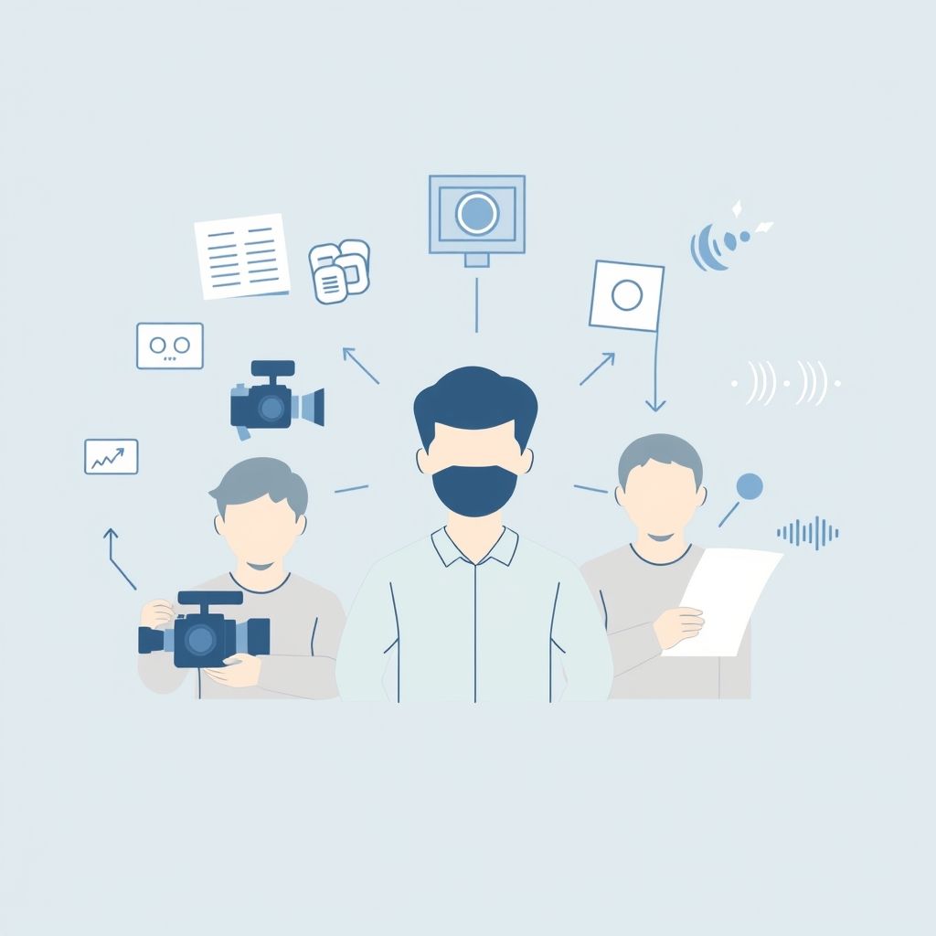 Illustration about faceless YouTube videos