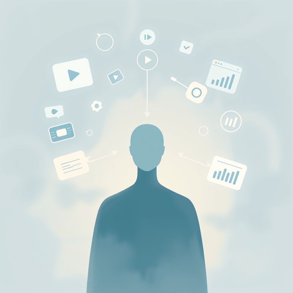 Illustration about What is the purpose of faceless video content