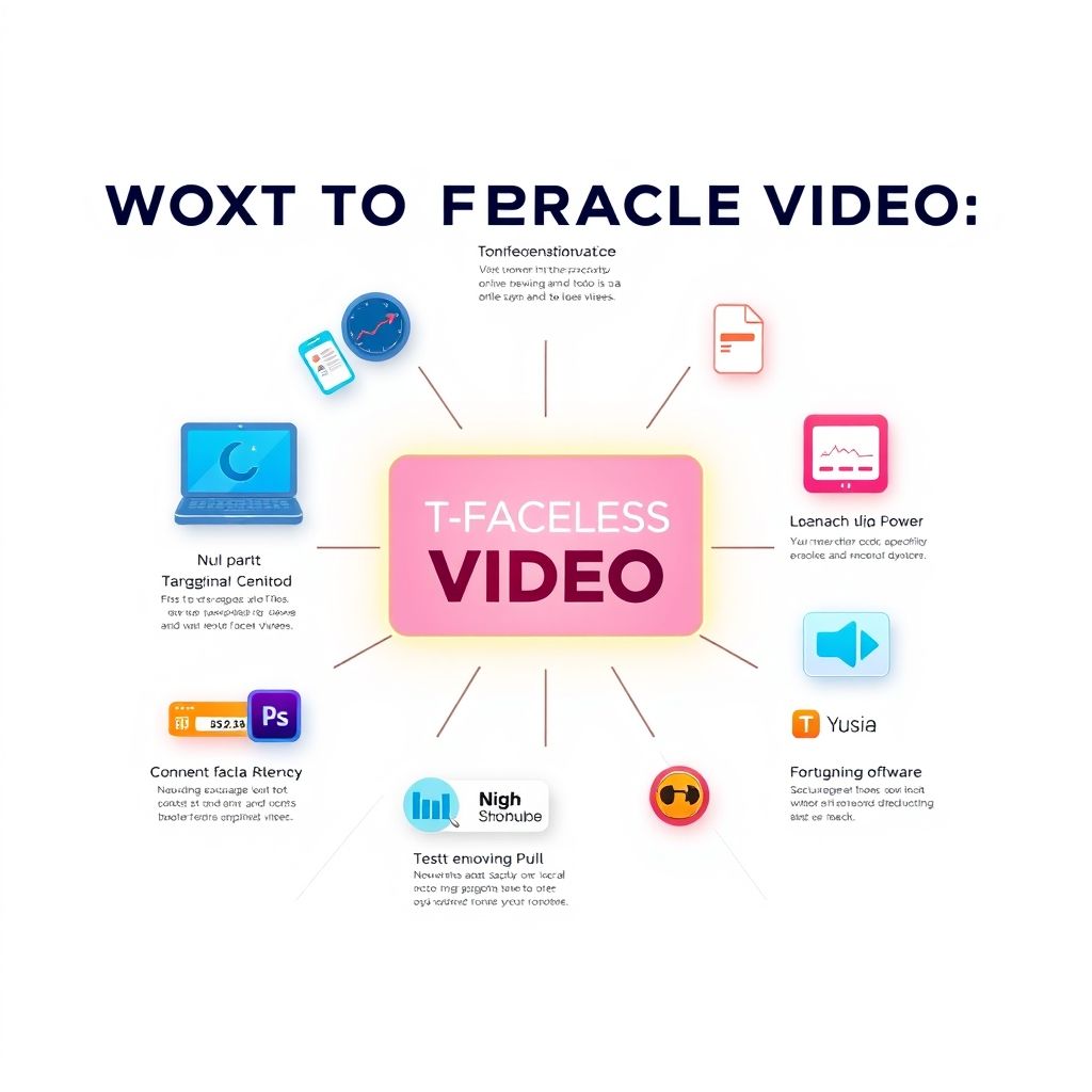 Illustration about What platforms support text to faceless video creation