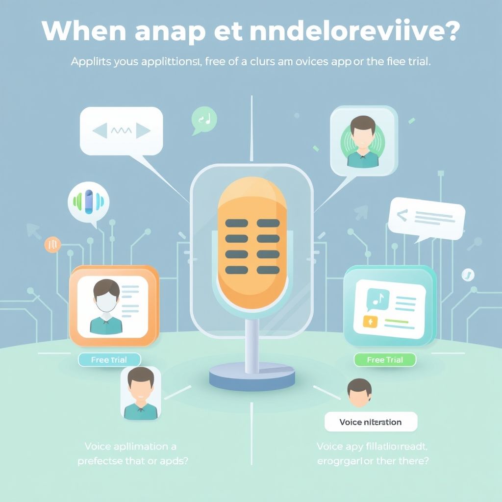 Illustration about Which app clones voice free trial