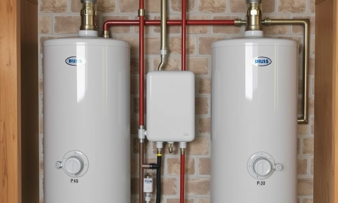 configuring 2 hot water cylinders in paralell