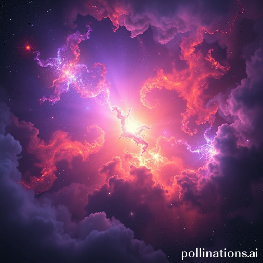 Nebulosa Cósmica e Galáxias Distantes