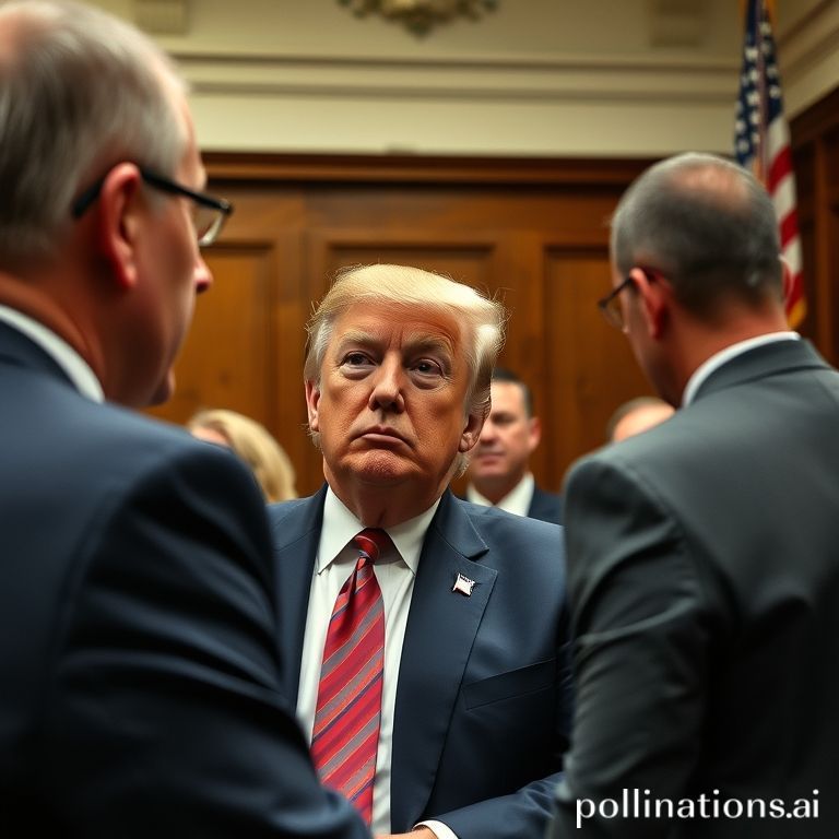 Courtroom scene with lawyers arguing the case.