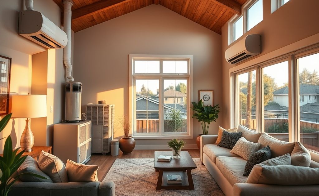 A cozy home with efficient heating and cooling systems in Sacramento.