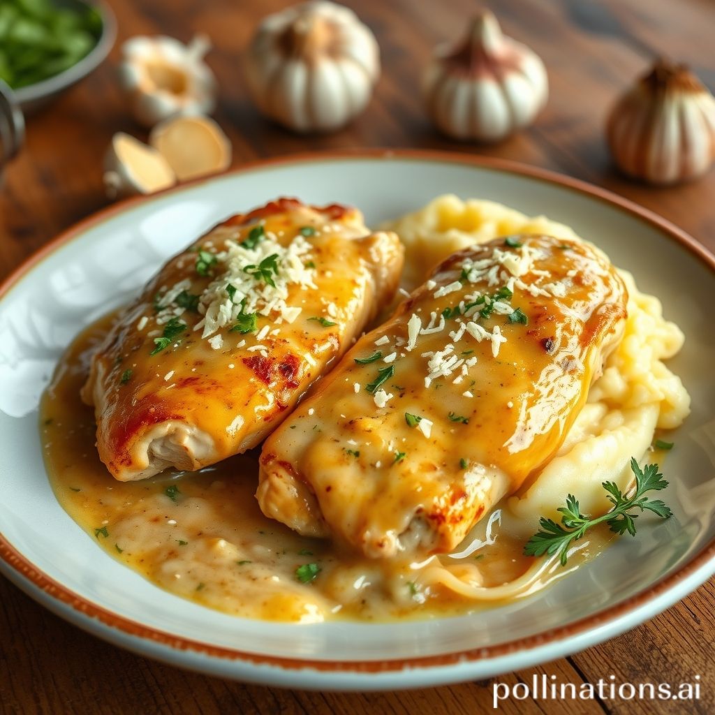 Creamy Garlic Parmesan Chicken Dish