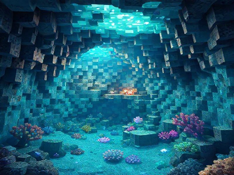 Caverna Subaquática Fofa