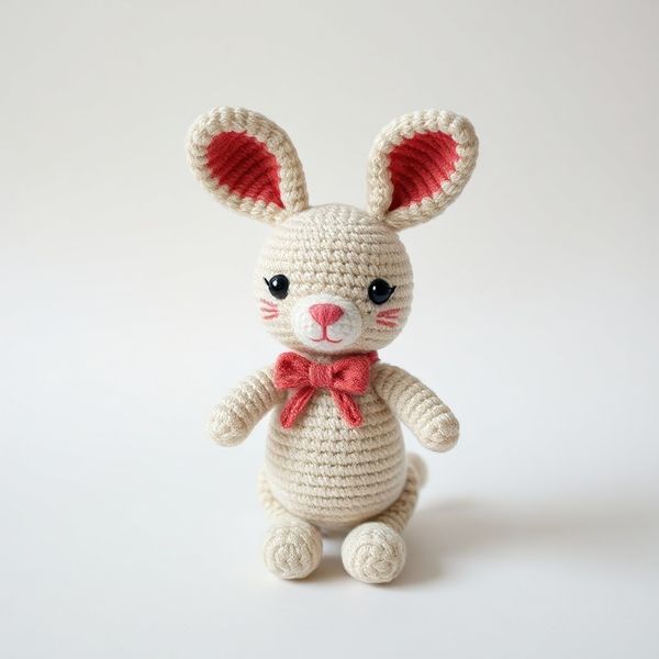 Crochet Amigurumi Rabbit Toy