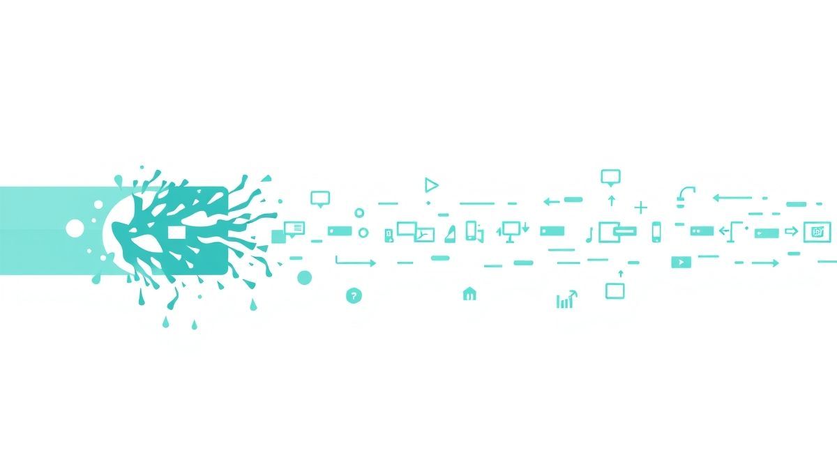 Data pipeline and governance visuals emphasizing quality