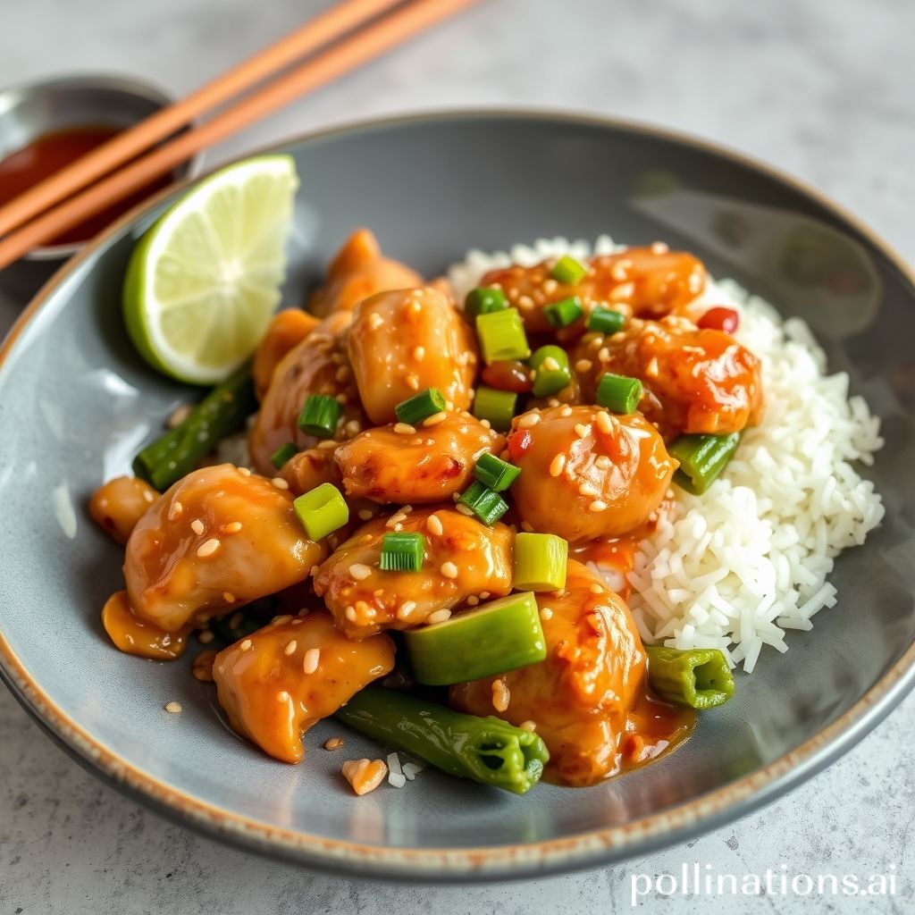 Delicious Sticky Sesame Chicken