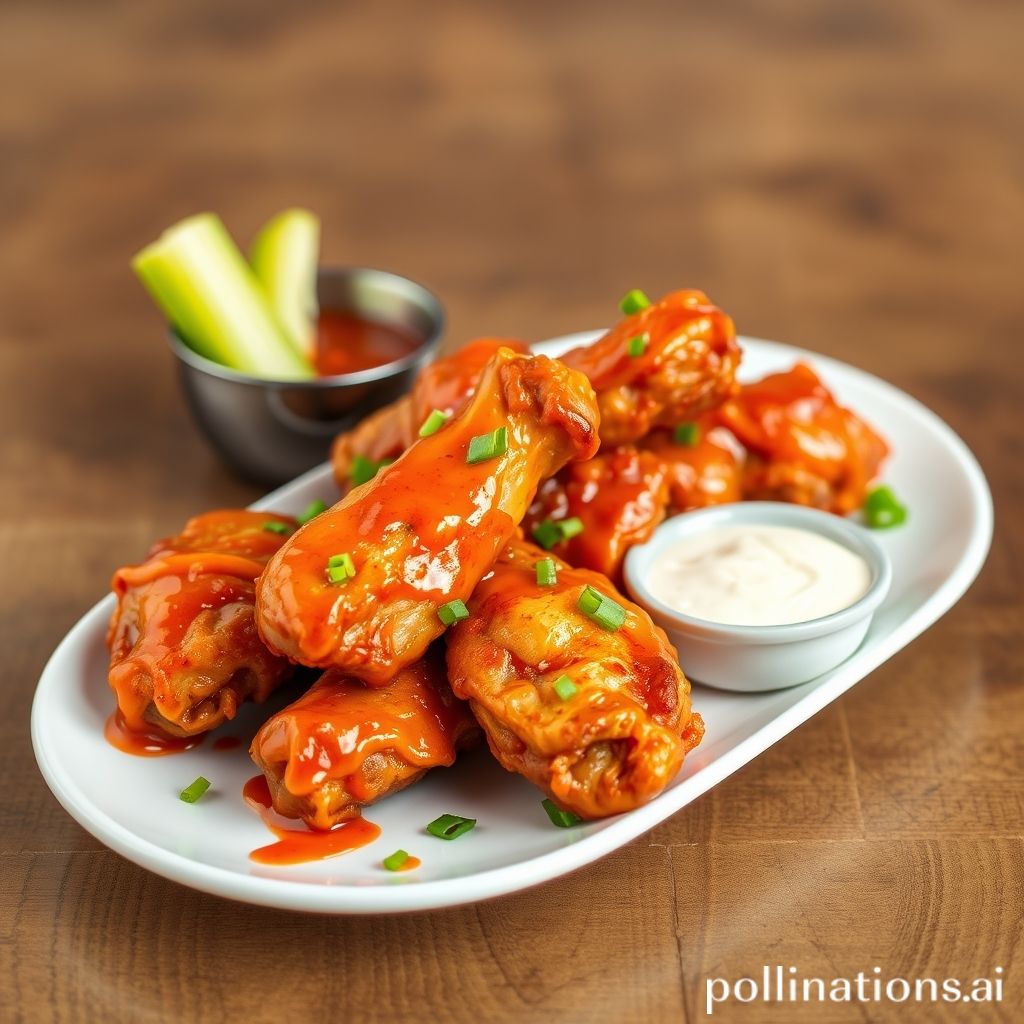 Spicy Honey Glazed Chicken Wings