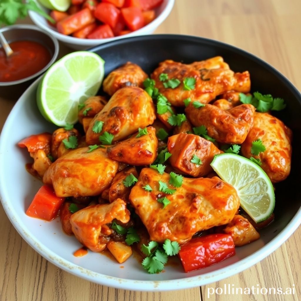 Delicious Spicy Chicken Fajitas