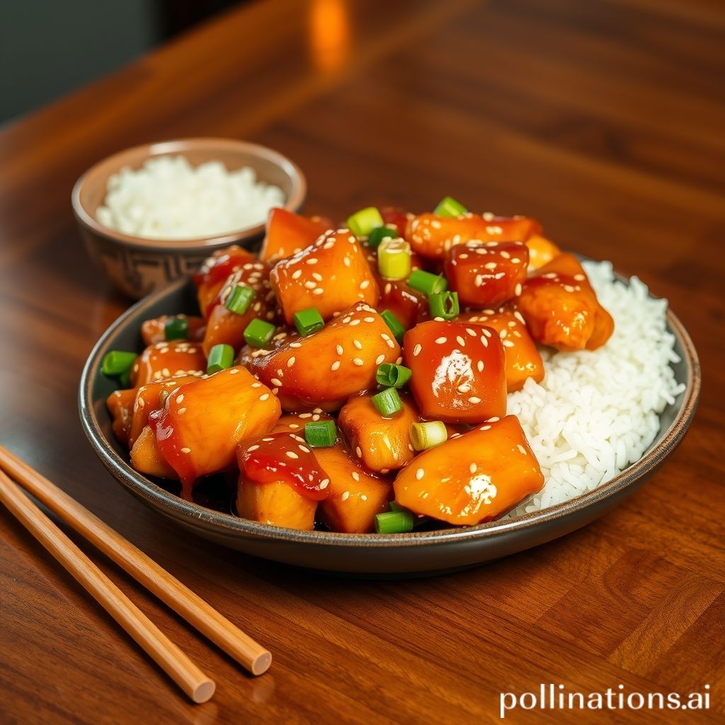 Deliciously Sticky Sesame Chicken