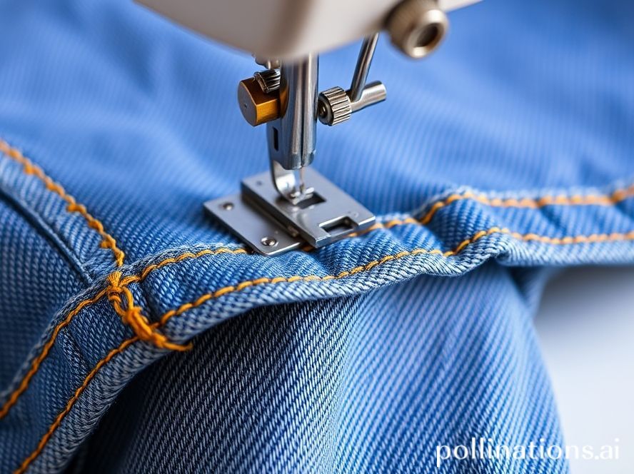 Potong Panjang Jeans (Original Hem)