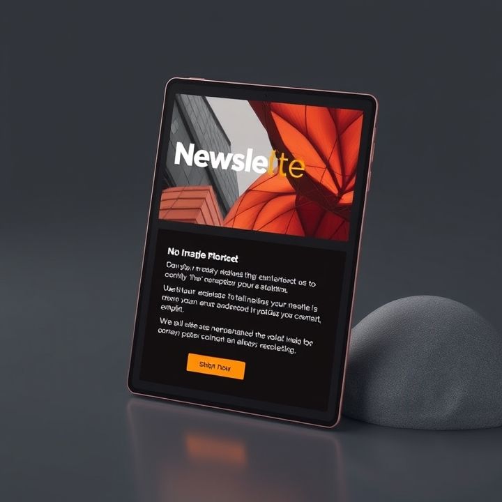 Designing an email newsletter
