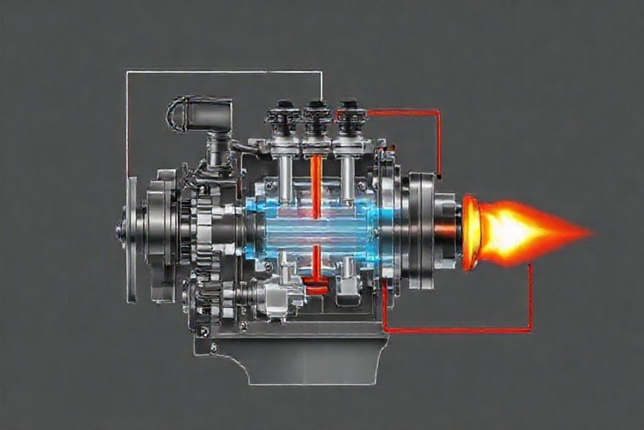 Dieselmotor Selbstzündung Funktionsweise - Verdichtung und Einspritzung