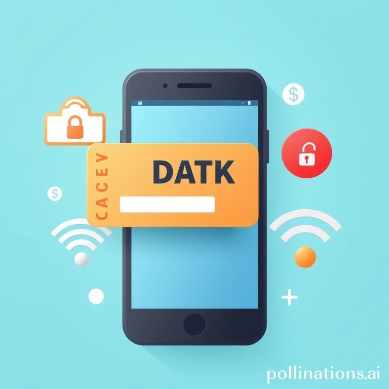 Ilustrasi voucher data internet